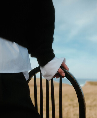 Jersey punto cuello caja mujer Jersey punto cuello caja mujer