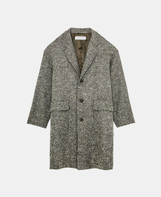 Three button tailored coat