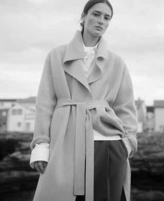 Abrigo doble faz lana mujer Abrigo doble faz lana mujer