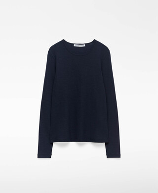 Merino wool crew collar T-shirt woman Merino wool crew collar T-shirt woman