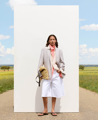 Blazer sastre lino europeo