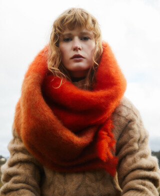 Handmade mohair scarf Handmade mohair scarf