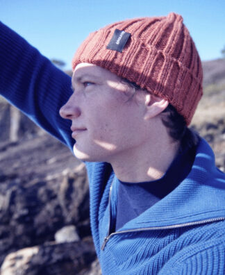 Wool ribbed beanie hat Wool ribbed beanie hat
