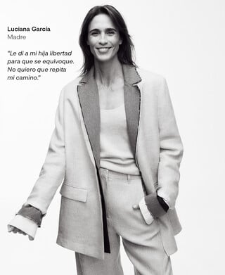 Blazer sastre combinada lino europeo