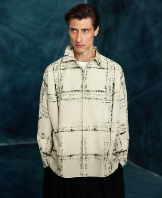 Oversize-Hemd mit Print Herren Oversize-Hemd mit Print Herren