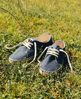 Jute lace-up espadrille