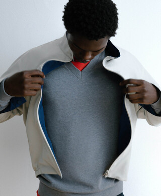 Chaqueta reversible nailon