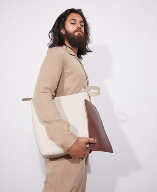 Lyocell and linen bowling collar shirt Lyocell and linen bowling collar shirt