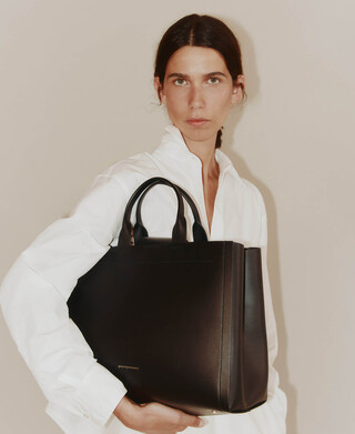 Shopper horizontal Mica piel