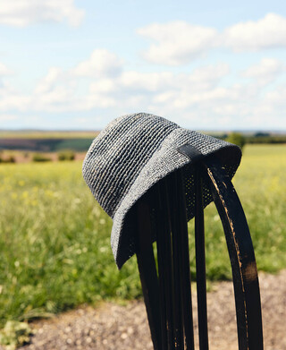 Raffia bucket hat