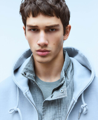 Sudadera relaxed fit cremallera