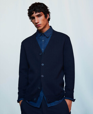 Cárdigan punto hombre