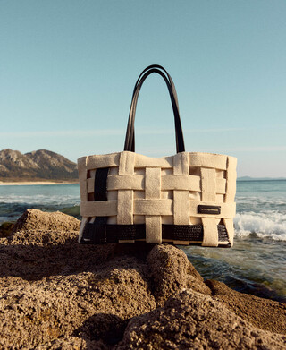 Horizonte cotton shopper bag