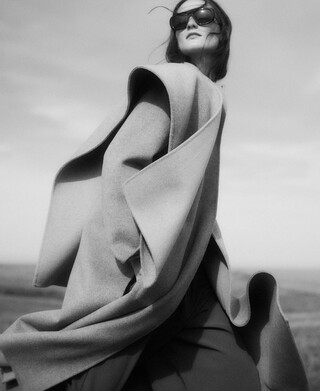 Abrigo doble faz con bufanda mujer Abrigo doble faz con bufanda mujer