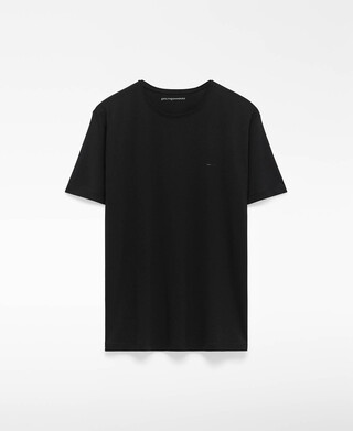 Cotton and lyocell regular fit T-shirt