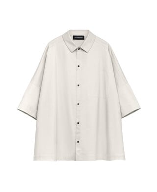 Graues Oversize-Herrenhemd aus Baumwolle Graues Oversize-Herrenhemd aus Baumwolle