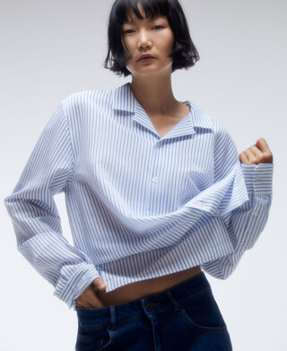 Lyocell bowling collar shirt Lyocell bowling collar shirt