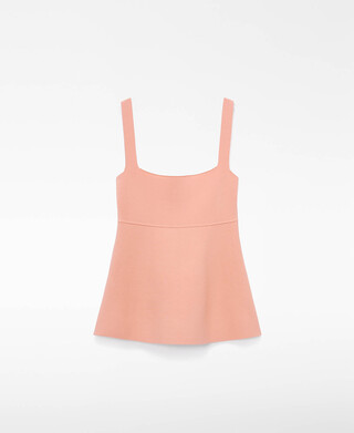 Peplum-Tr&auml;gertop aus Strick