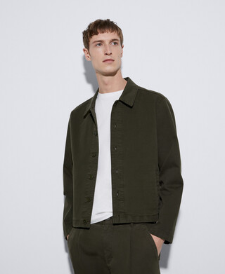 Cotton lapel collar jacket Cotton lapel collar jacket