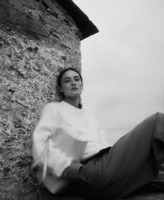 Cárdigan cashmere punto cardado mujer Cárdigan cashmere punto cardado mujer