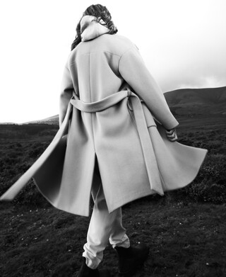 Merino wool cloth oversize coat Merino wool cloth oversize coat