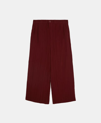 Oversize crinkle trousers