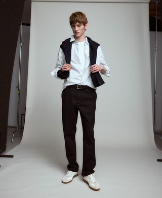 Regular fit tailored trousers