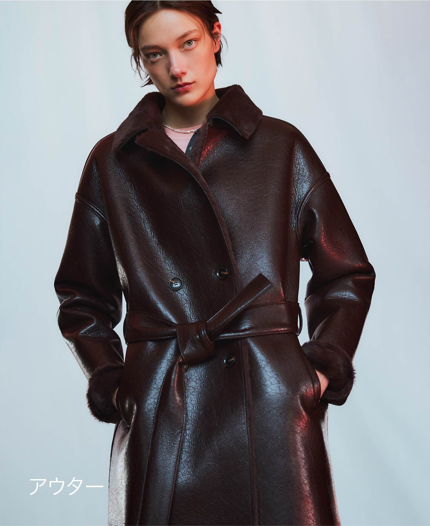 ADOLFO 美品☆アドルフォドミンゲス3.2万☆40size/11号☆コートY117 