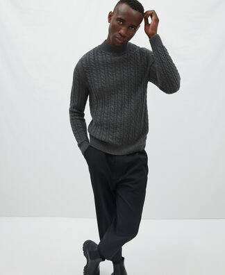 Cotton and wool eights sweater Cotton and wool eights sweater