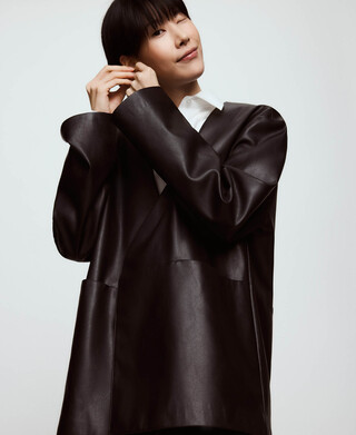 Veste kimono Cuir sans Cuir pour homme