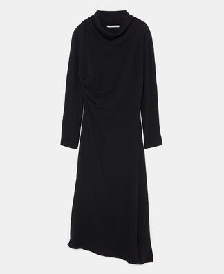 Ruffled fabric long dress Ruffled fabric long dress