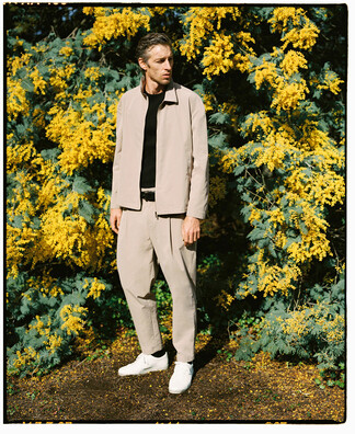 CAZADORA CUELLO CAMISERO CAMEL