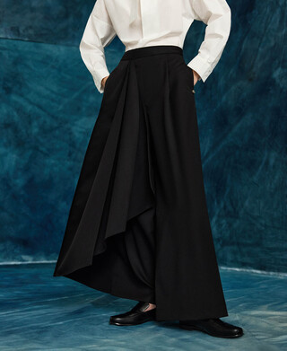 Trousers with front panel woman Trousers with front panel woman