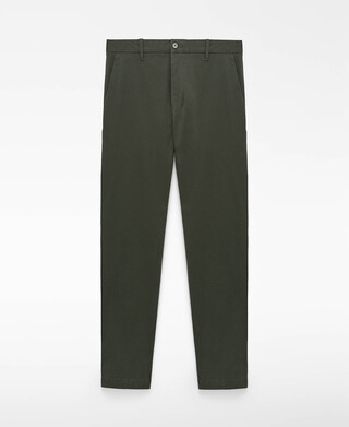 Cotton regular fit chino trousers