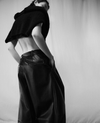 Pull en maille cardée pour femme