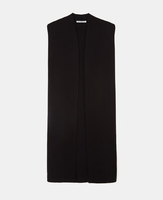 Gilet maille jersey avec épaulettes Gilet maille jersey avec épaulettes