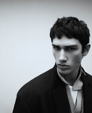 Blazer oversize rayas