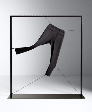 Stretch viscose slim fit trousers Stretch viscose slim fit trousers