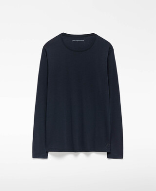 Cotton and lyocell regular fit T-shirt