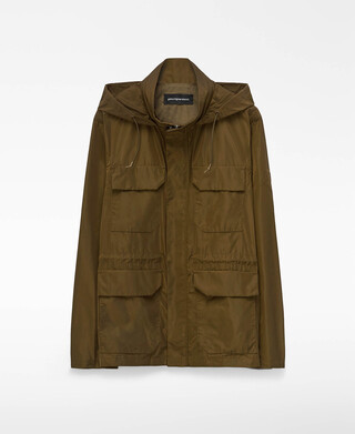 Hooded field jacket