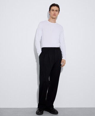 Viscose & recycled nylon knitted sweater Viscose & recycled nylon knitted sweater