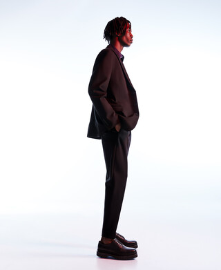 Stretch viscose slim fit trousers Stretch viscose slim fit trousers