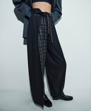 Combined asymmetrical trousers woman Combined asymmetrical trousers woman