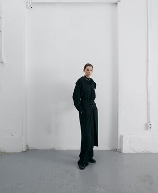 Shawl collar shirt with bat sleeves Shawl collar shirt with bat sleeves