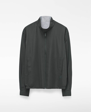 Nylon reversible jacket