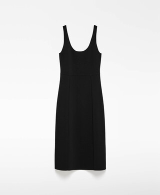 Knit midi dress woman