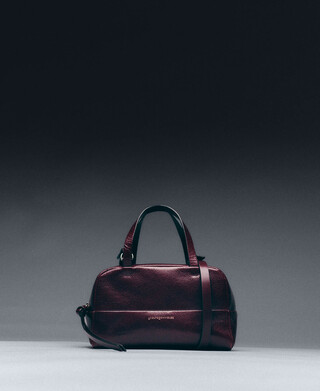 Ori&oacute;n leather mini bowling bag