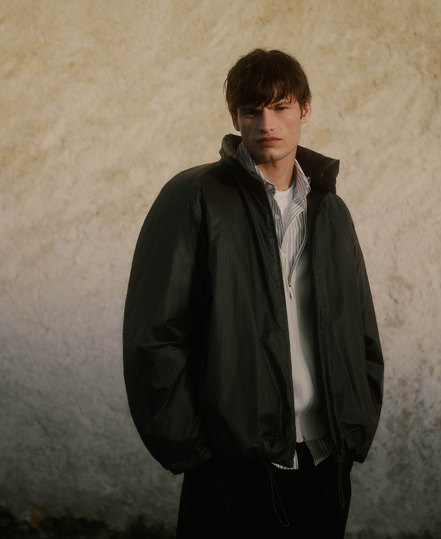 71861　アドルフォドミンゲス　ブルゾン　黒 71861アドルフォドミンゲスブルゾン黒