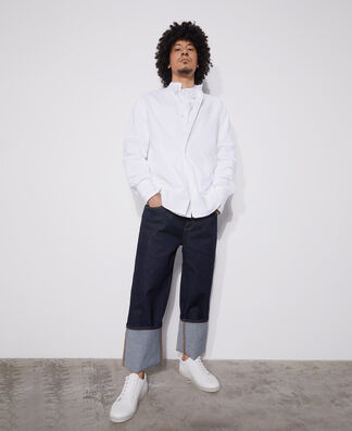 WHITE BASIC LEATHER SNEAKER WHITE BASIC LEATHER SNEAKER