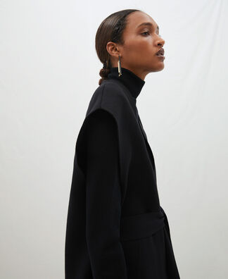 Double-fronted viscose waistcoat Double-fronted viscose waistcoat